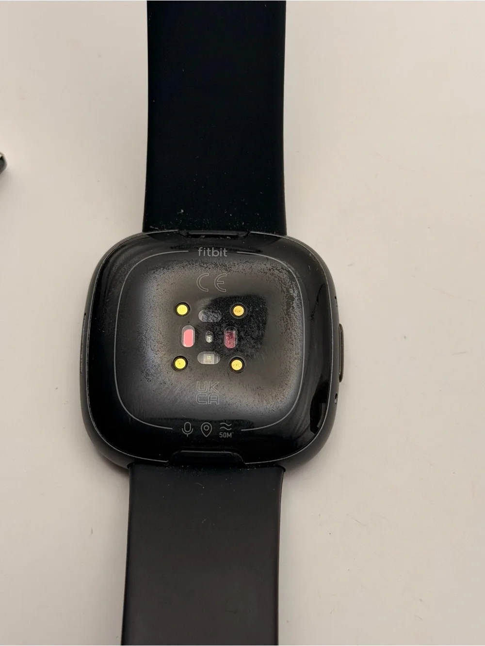 Fitbit Versa 4, Tested, Excellent, Charger Included, Black, Smartwatch